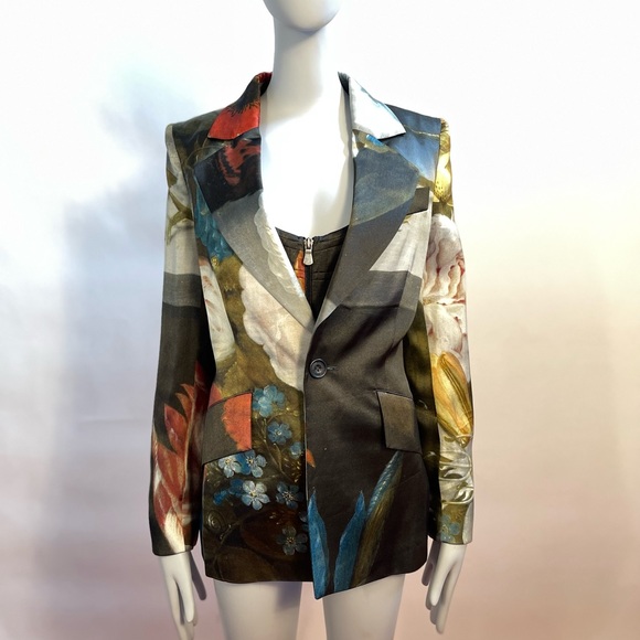 Vivienne Westwood BRAND NEW CAGE CORSET BOSSCHAERT PRINT IT 42 NWT - Picture 16 of 16